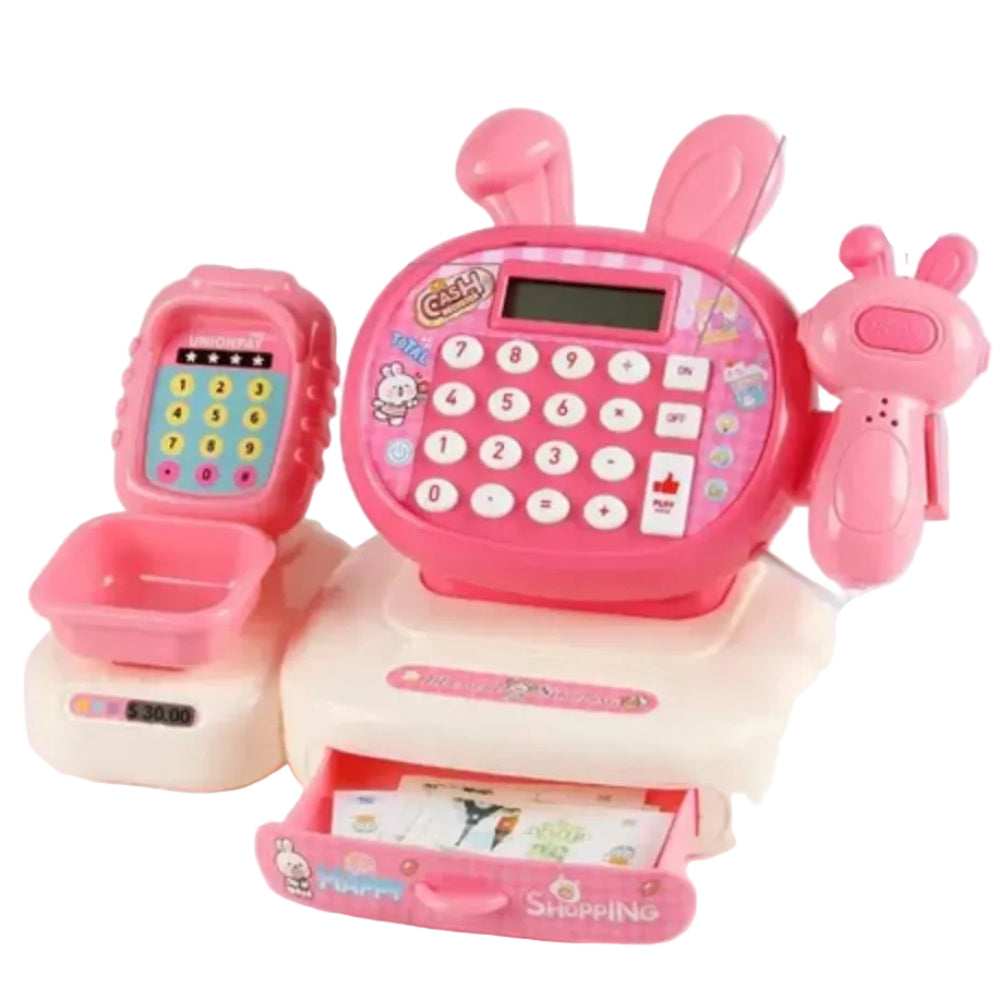 Electronic Cash Register Toy Set – Pink