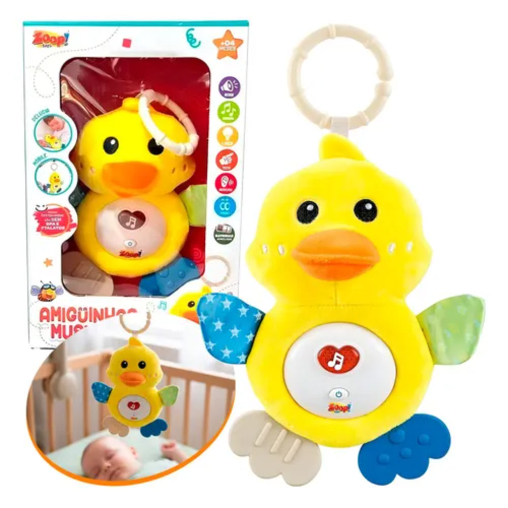 Bibi-inn Fun Soothe Musical Duck