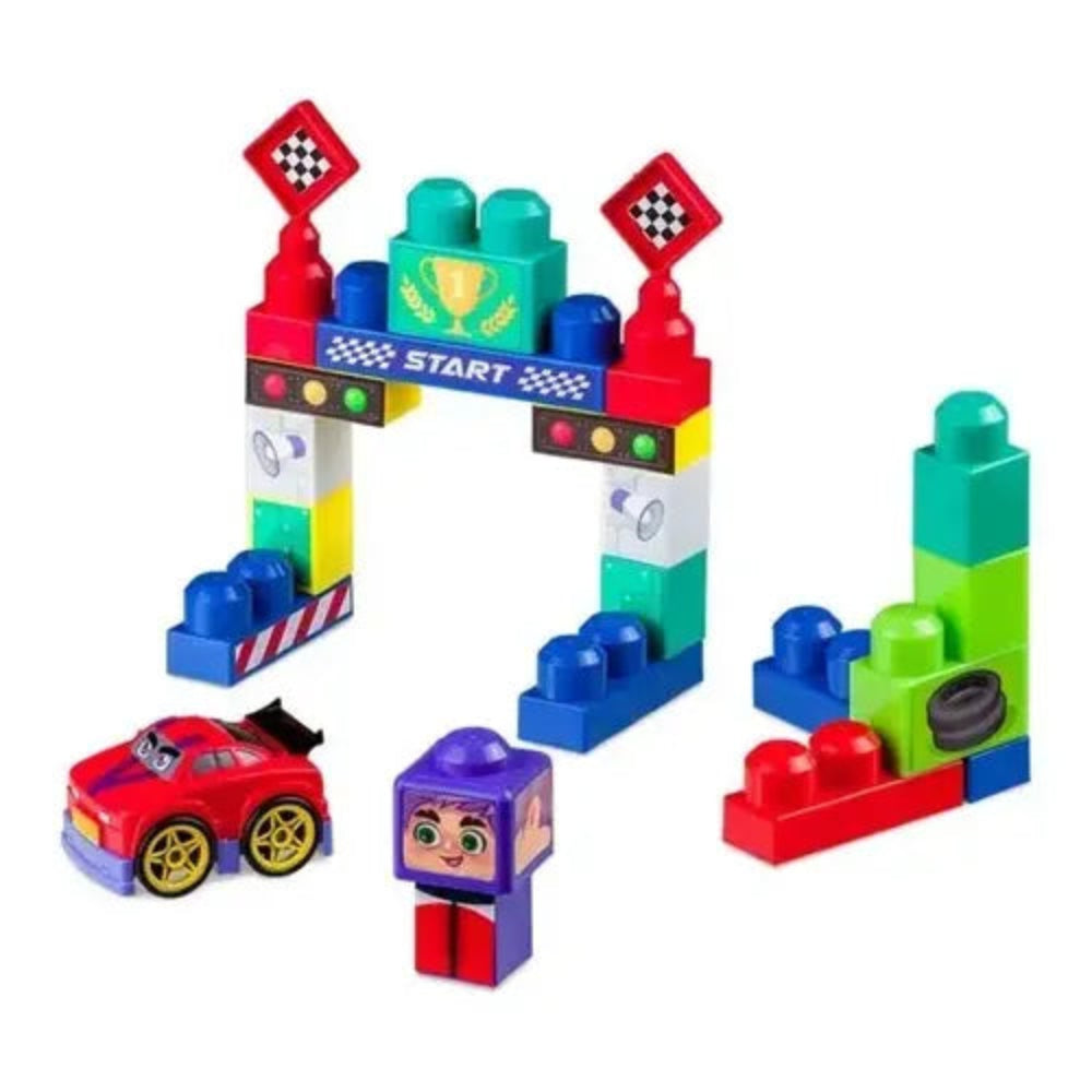Build Me Up Maxi Wild Racers & Blocks Building Set – 21 Pcs - Toys - OKO