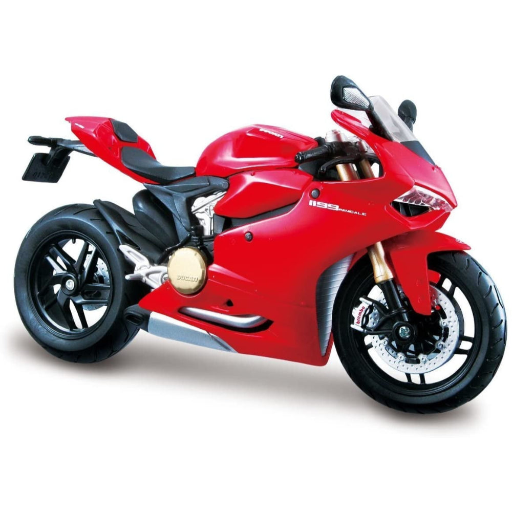 Maisto Ducati 1199 Panigale Die-Cast Motorcycle with Stand – 1:12 Scale - Toys