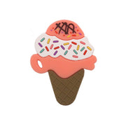 Safari Baby Silicone Baby Teether – Salmon with Ice Cream Design