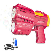 Nan Jun Toys Automatic Twin Engine Bubble Gun – Red