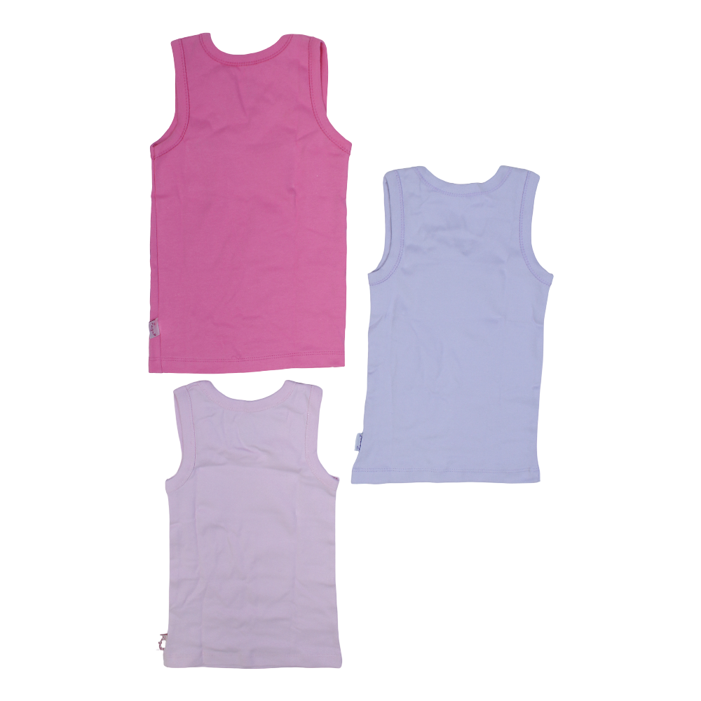 Baby Girls Cotton Undershirt – Multicolor Pack Of 3