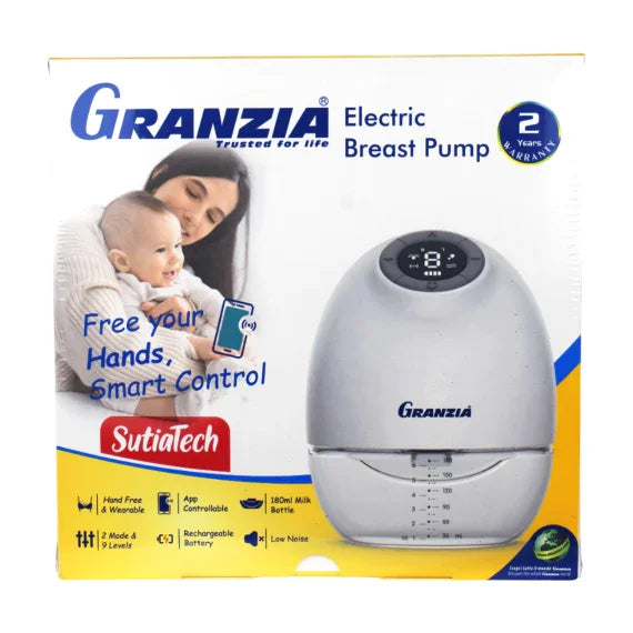 Granzia SutiaTech Wearable Breast Pump – Hands-Free Comfort with Smart App Control