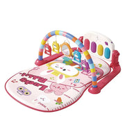 Baby Fitness Piano Play Mat and Activity Gym – Pink