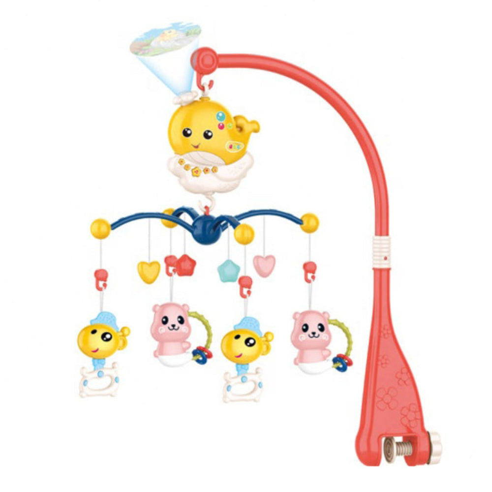 Projection Bedside Bell Musical Baby Crib Mobile