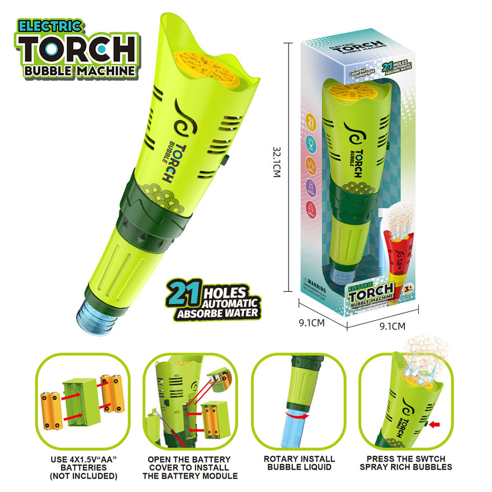 Torch Bubble Machine – Electric Bubble Machine