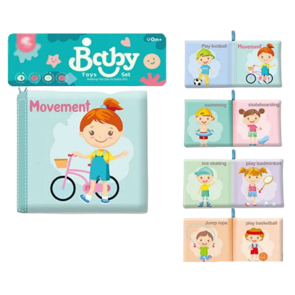 Baby Toys Movement Soft Activity Book - Xindee