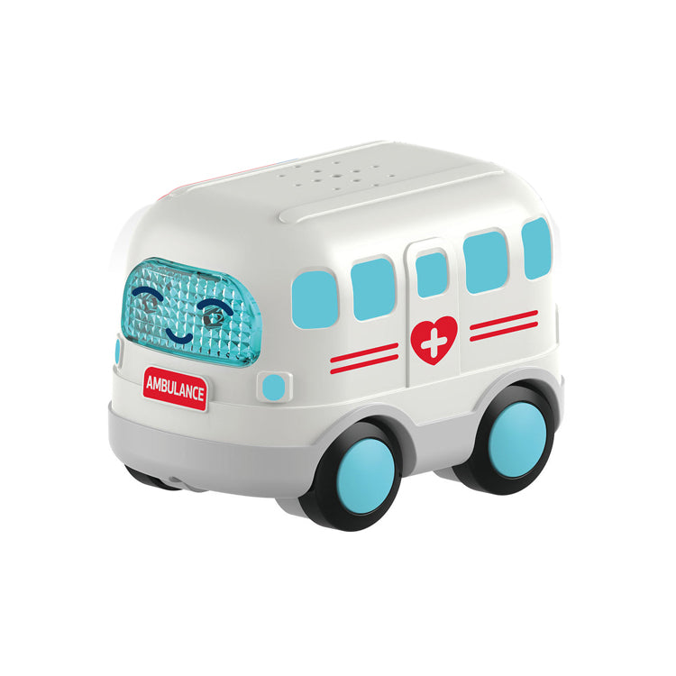 Huanger Cartoon Vehicle Ambulance Musical Toy - Toys