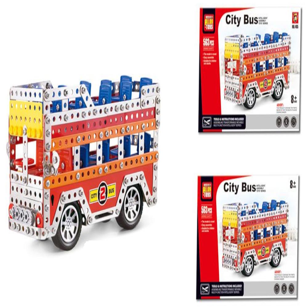 City Bus Building Set – 563 Pcs