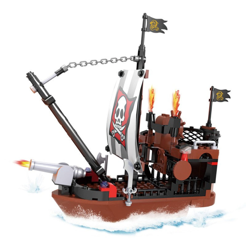 Cogo Pirate Ship Building Block Set – 167 Pcs - Toys