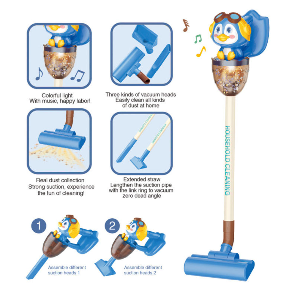 Penguin Cleaning Kit Toy (Light & Sound)