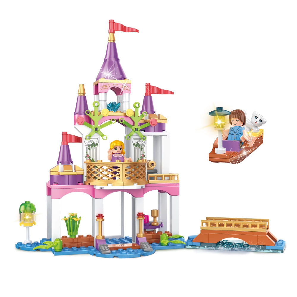Cogo Fairy Swan Lake Castle – 191 Pcs