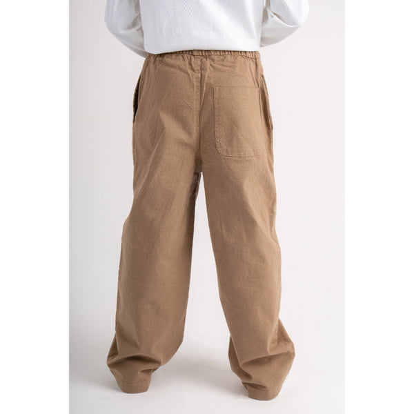 Boys Gabardine Pants – Coffee