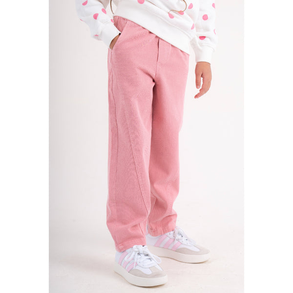 Girls Gabardine Pants – Pink