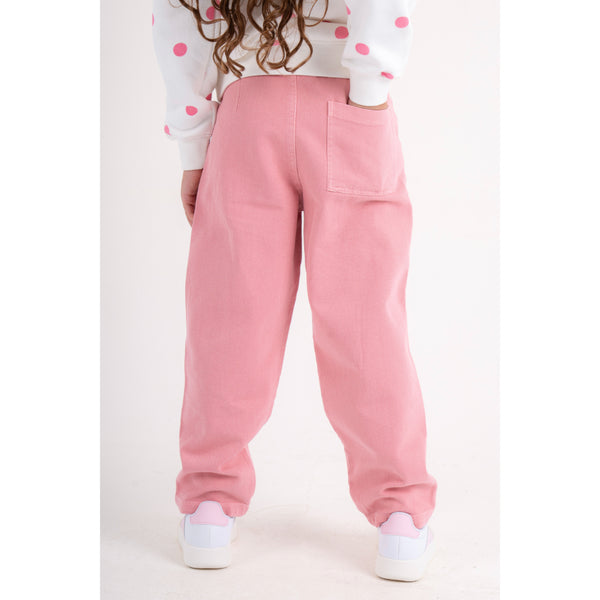 Girls Gabardine Pants – Pink