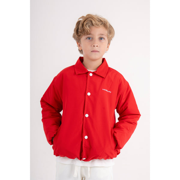 Unisex Waterproof Jacket – Red