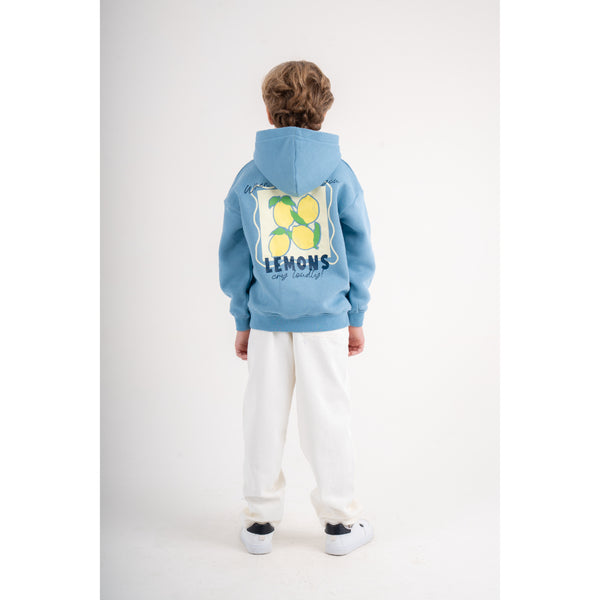 Unisex Cotton Hoodie – Baby Blue