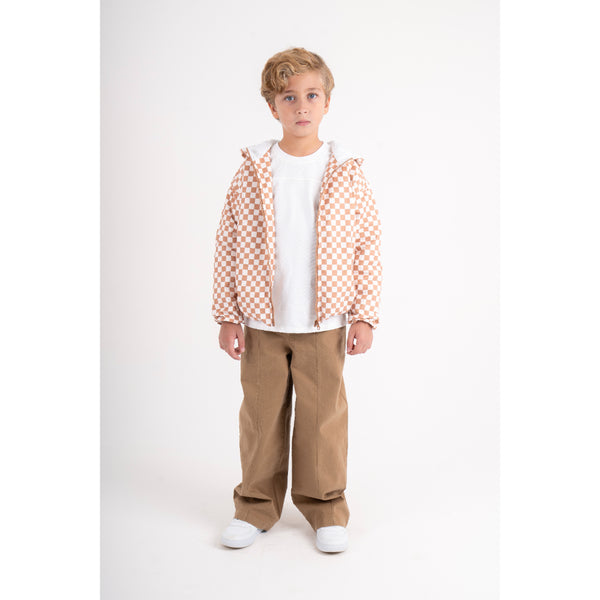 Boys Gabardine Pants – Coffee