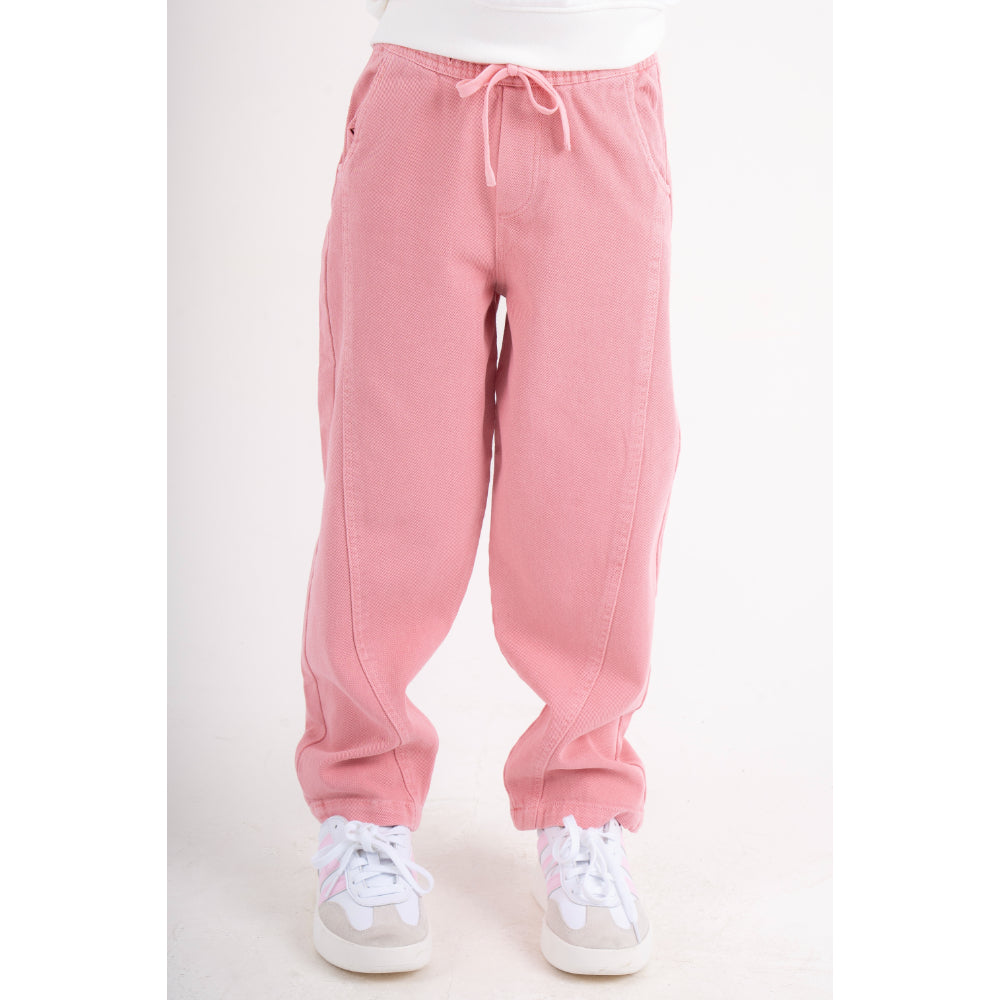 Girls Gabardine Pants – Pink
