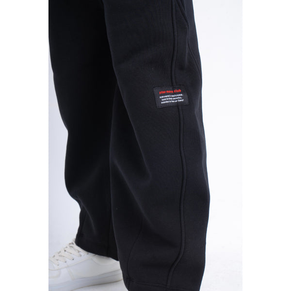 Boys Cotton Sweat Pants – Black