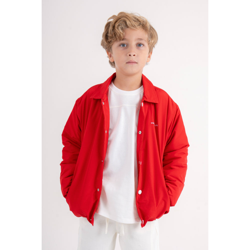 Unisex Waterproof Jacket – Red
