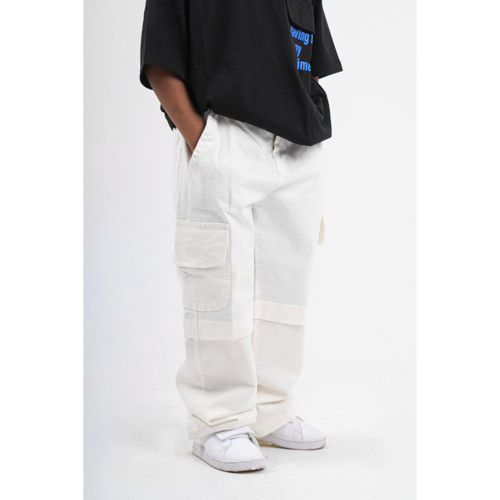 Unisex Gabardine Pants – Off-white