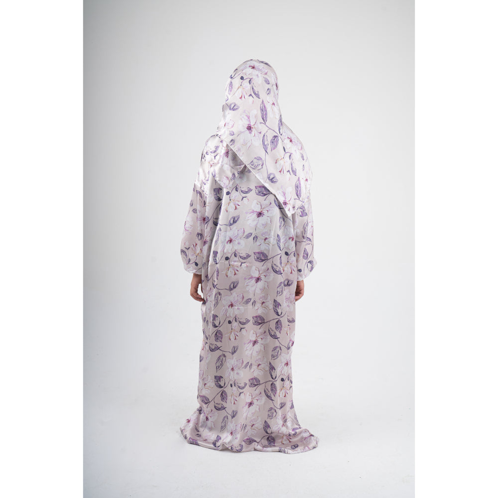 Purple Leaves Praying Gown "Isdal"
