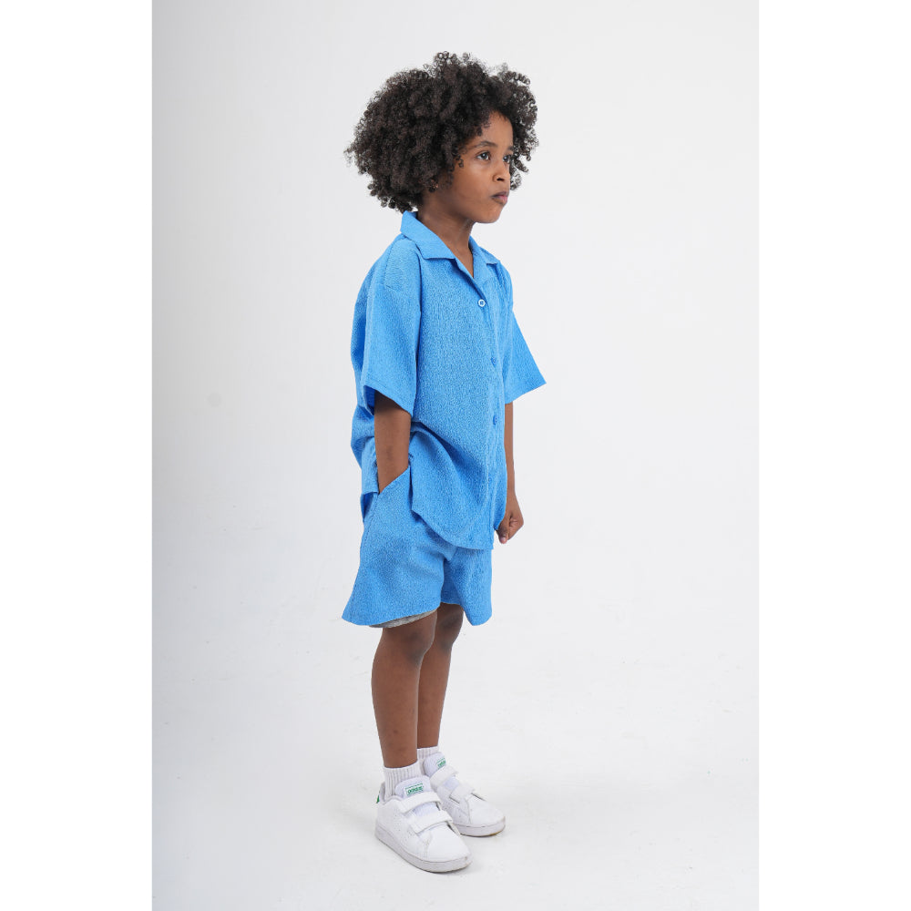 Unisex Baby 2-Piece Outfit Set – Blue