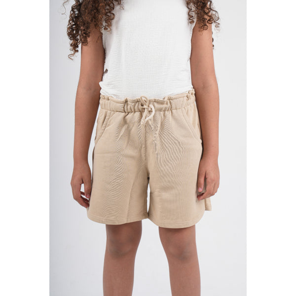 Unisex Cotton Shorts – Beige
