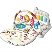 Baby Fitness Piano Play Gym and Activity Mat – Grey
