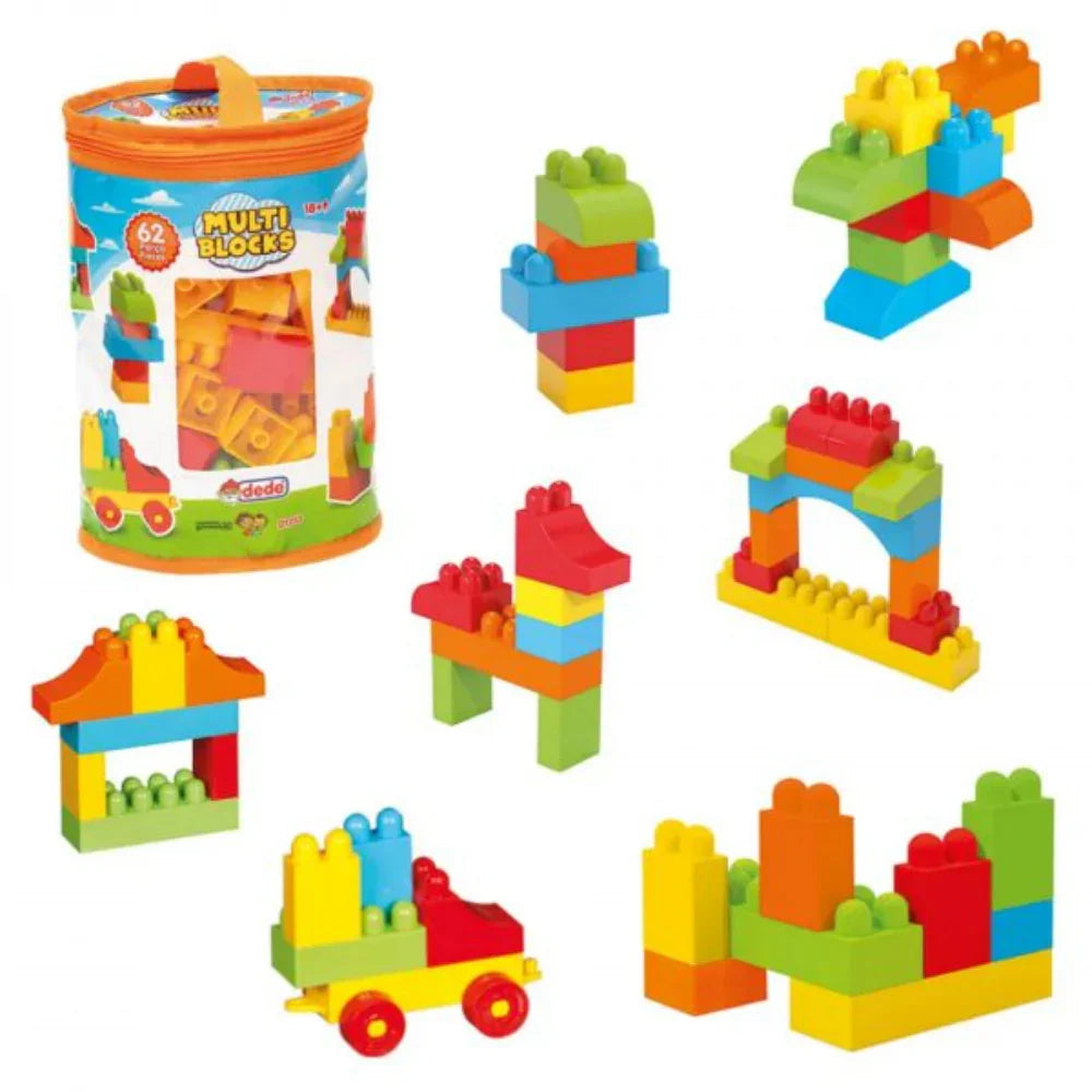 Dede Multi Blocks – 62 Pcs - Toys