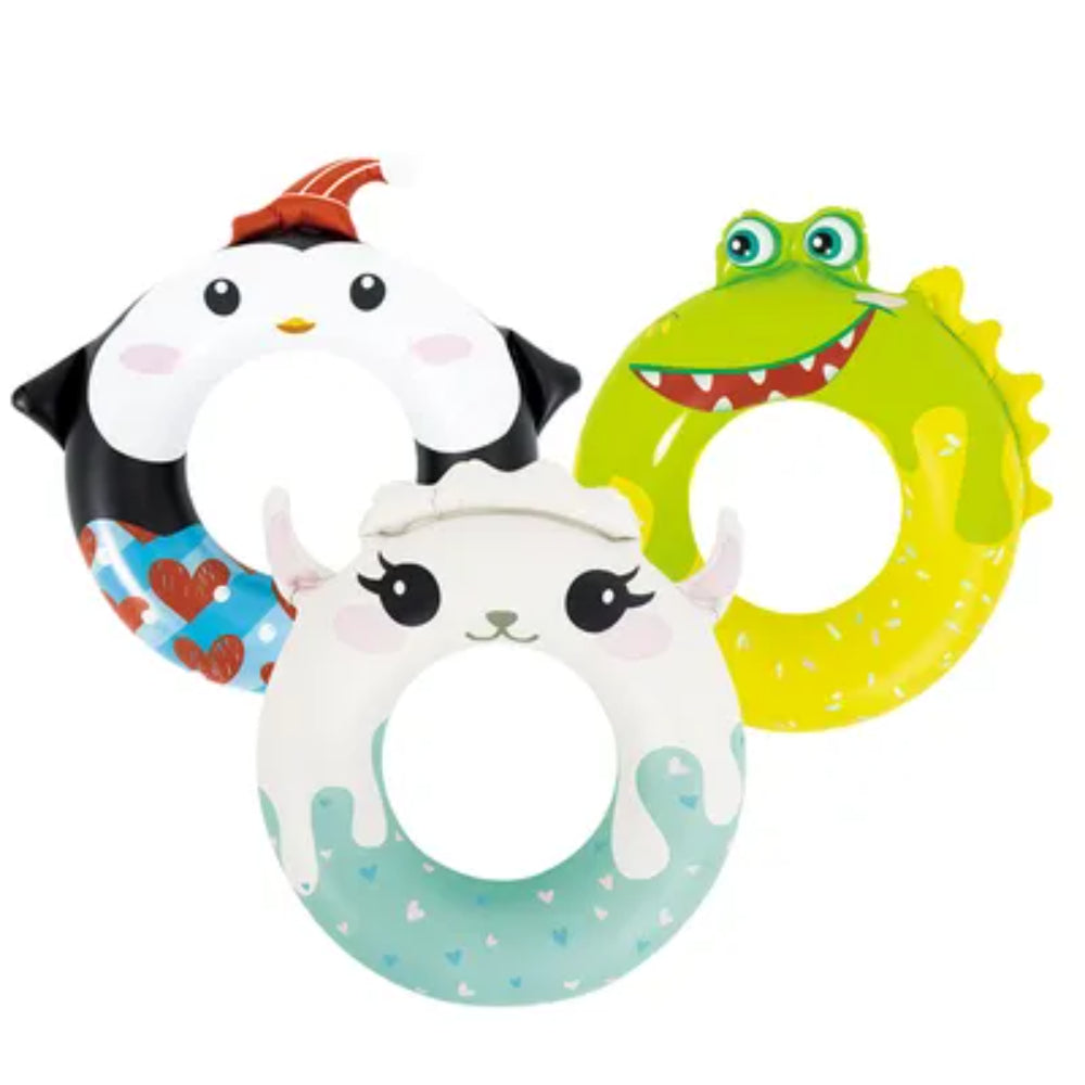 Sun Club Animal Swim Ring 69cm x 68cm (4-8y) – Penguin - Summer
