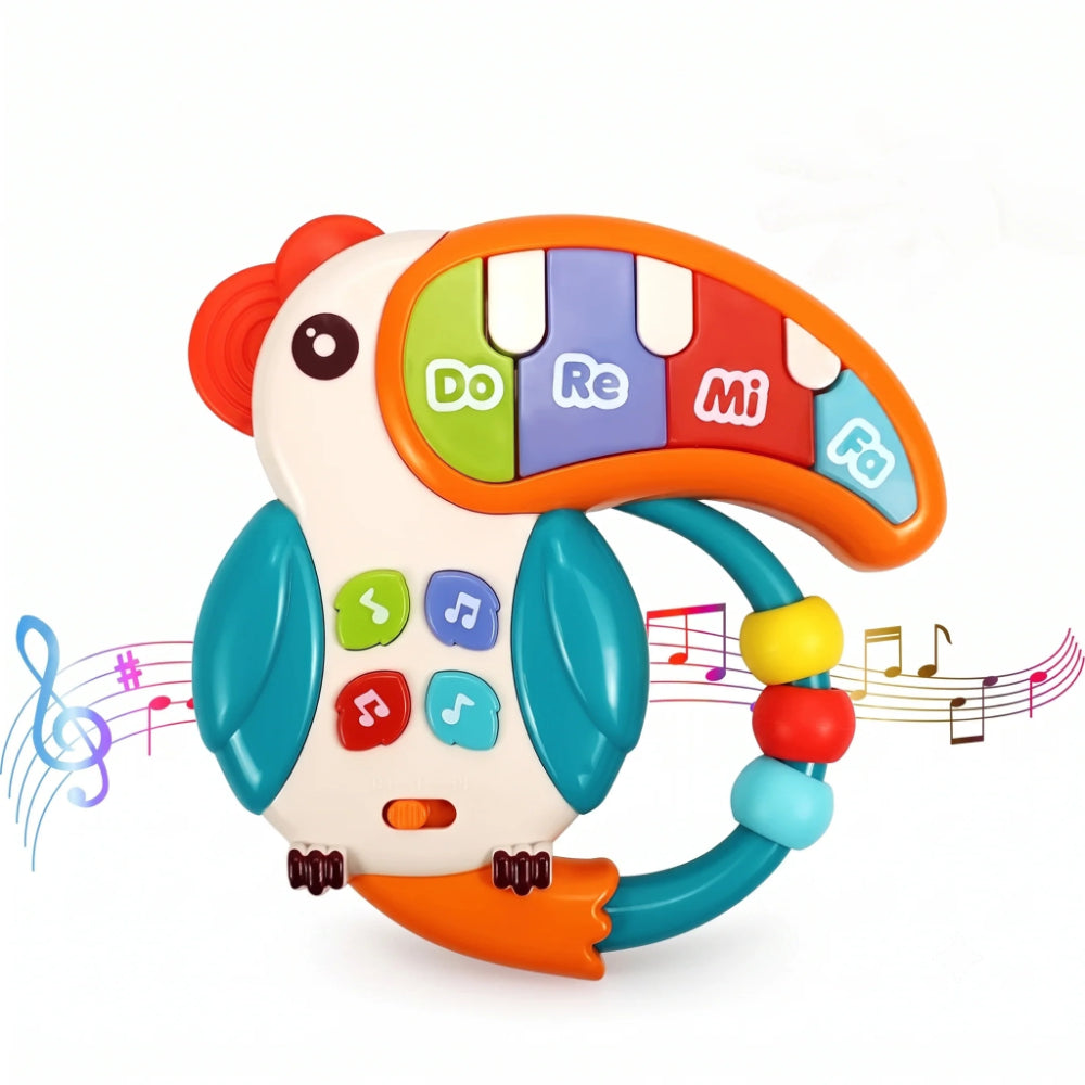 Huanger Parrot Musical Rattle & Teether