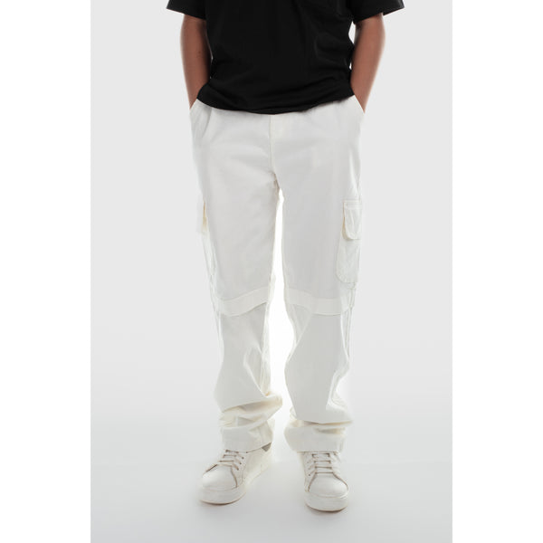 Unisex Gabardine Pants – Off-white
