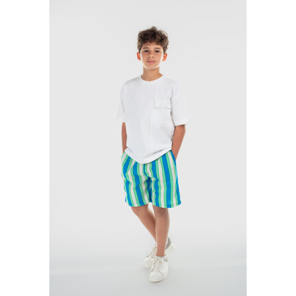 Boys Cotton T-Shirt – Off-White "Only Fun Moments" Print - Clothing - Playmore