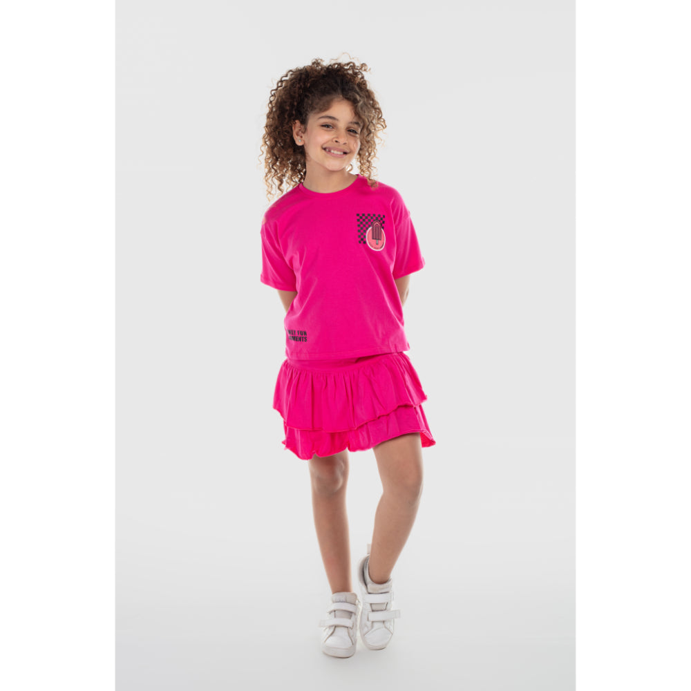 Girls Outfit Set – Fuchsia - Clothing - Playmore