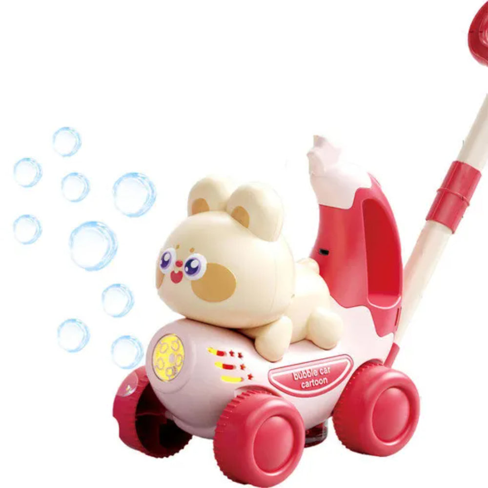 Bubble Rabbit Push and Play Toy