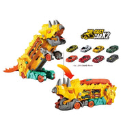 Meet Hot 2-in-1 Dino Track Transporter Toy