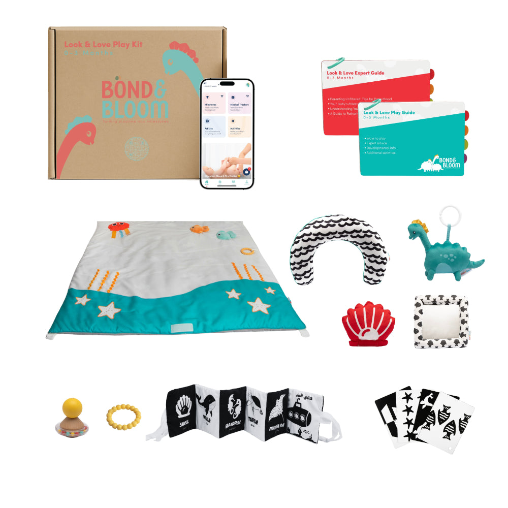 Bond & Bloom "Look & Love Play Kit" 0-3m