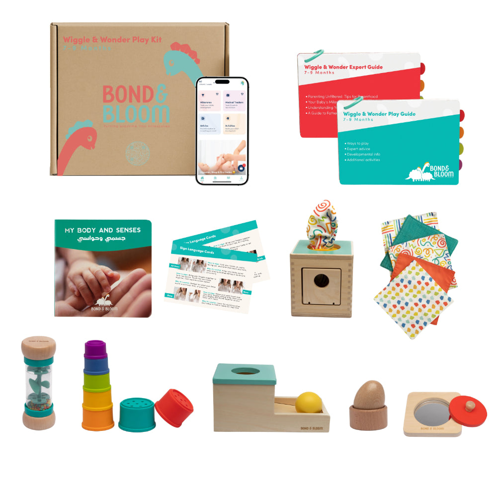 Bond & Bloom "Wiggle & Wonder Play Kit" 7-9m