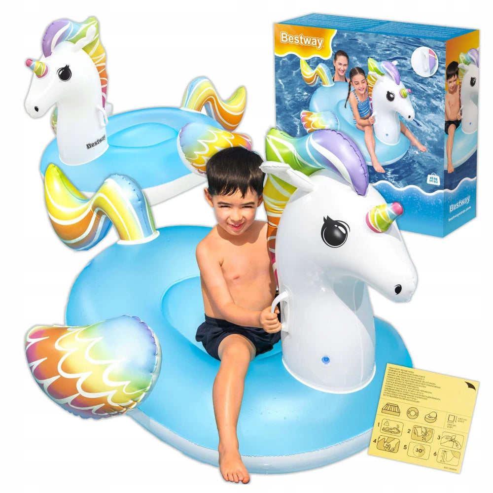 Bestway Fantasy Unicorn Ride-On Pool Float 150x117cm