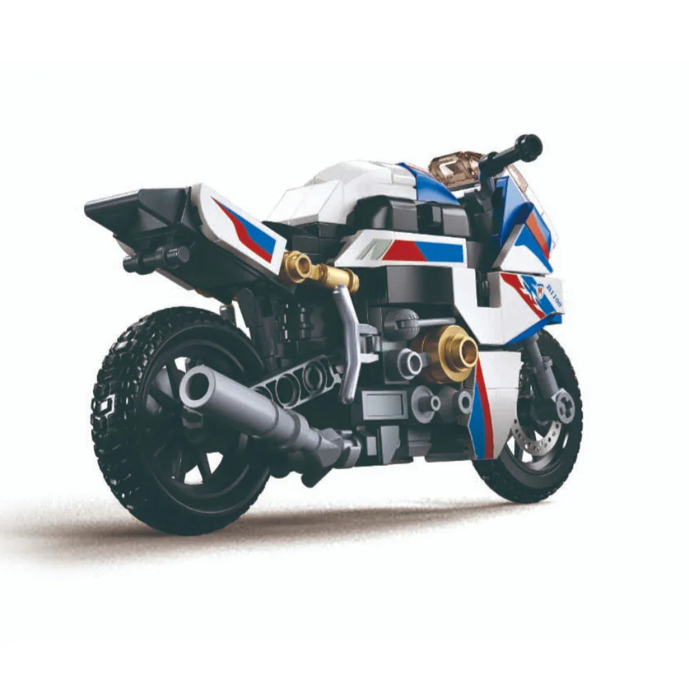 Sluban Motorcycle Building Blocks Set - 242 Pcs