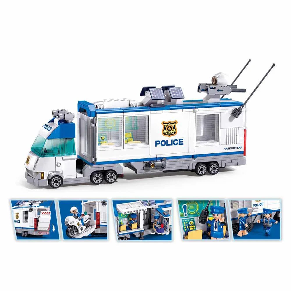 Sluban Metropolis Police Patrol Building Blocks Set – 510 Pieces