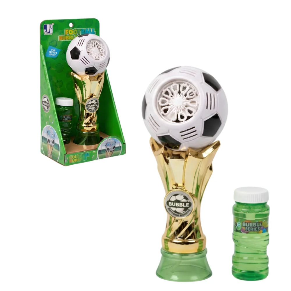 Soccer Trophy Bubble Blower Toy
