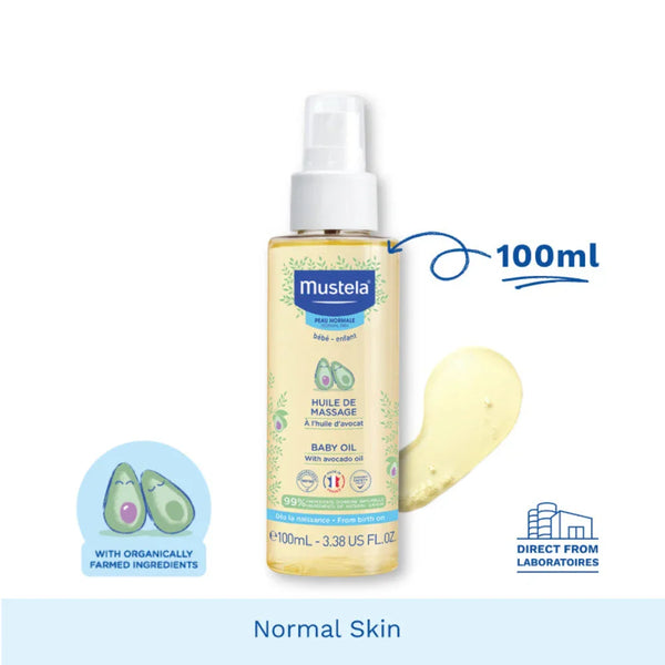Mustela Baby Massage Oil – 100ml