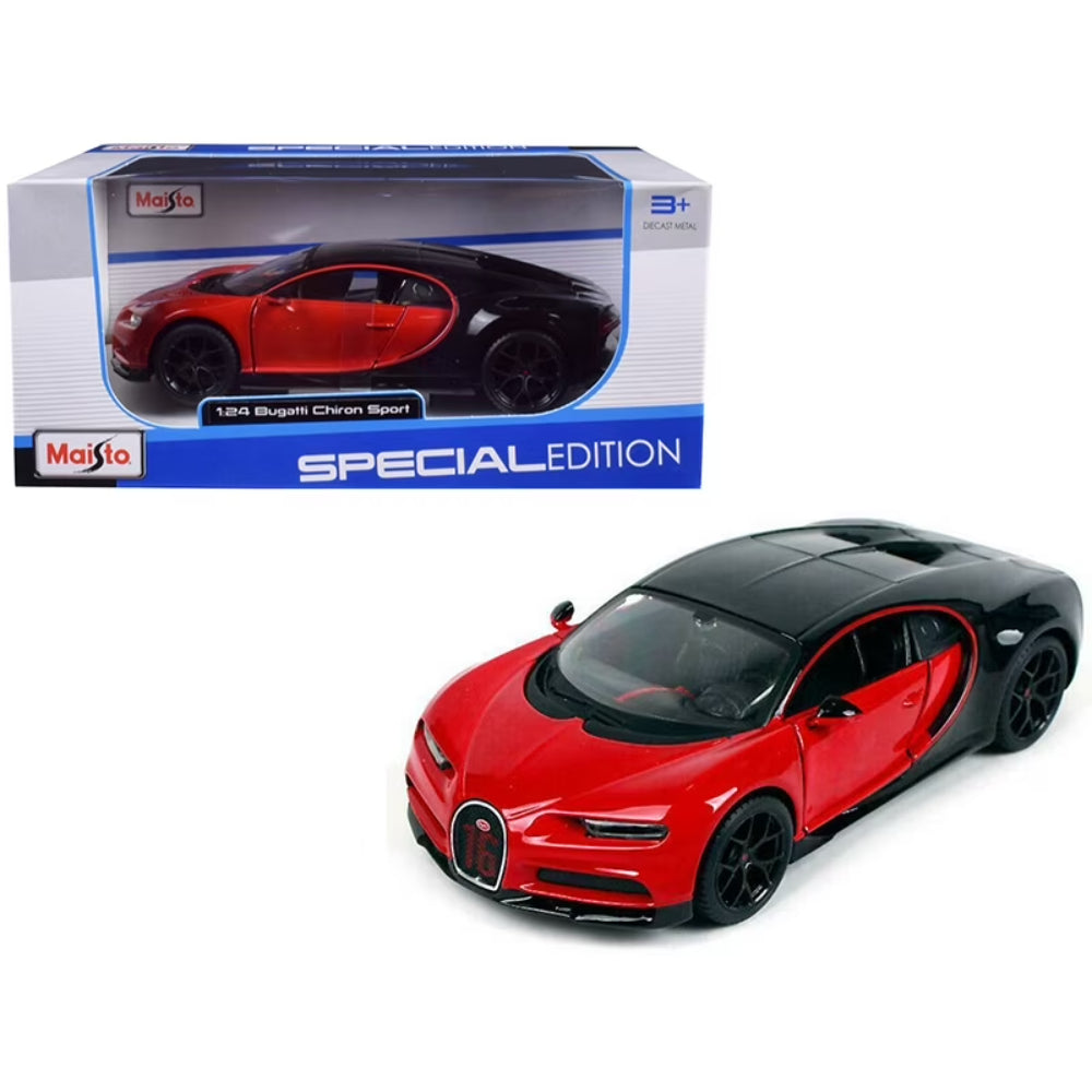 Maisto Bugatti Chiron Sport Die-Cast Model – 1:24 Scale - Toys