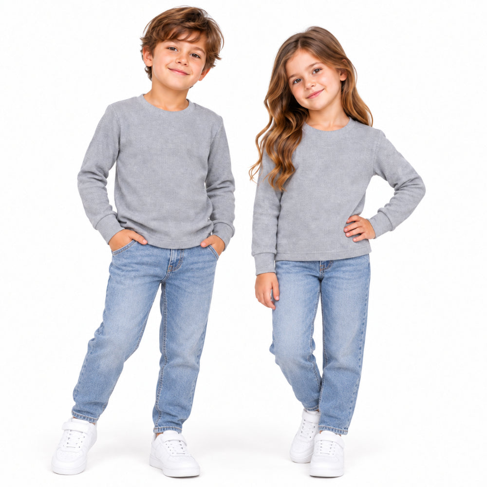 Unisex Long-Sleeved Thermal Top Pack – Grey (Pack Of 2)