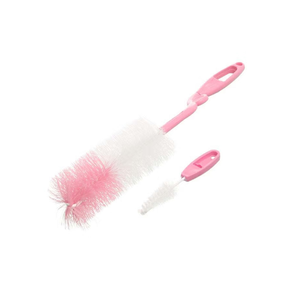 Baby Time Baby Feeding Bottle Cleaning Brush - Pink