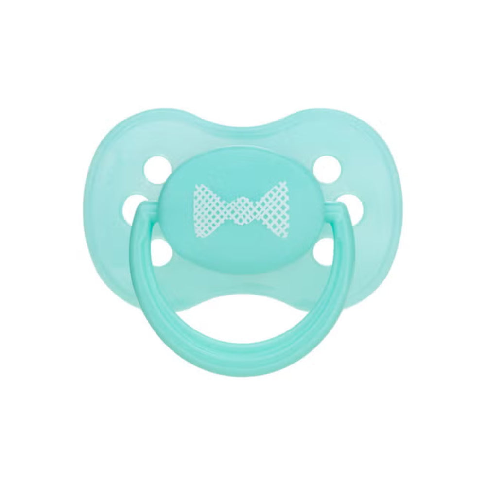 Canpol Babies Round Silicone Soother – Aqua (0–6 Months)